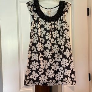 MSSP Max Studio from Dillard’s black and white floral dress size s